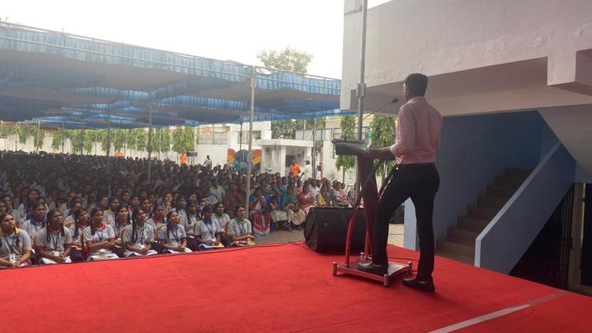 Career Speech at Vidhya School, Medavakkam